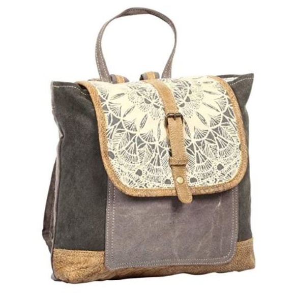 🆕Myra Bag ROYAL VINTAGE Canvas Backpack Purse Bag - Picture 3 of 8